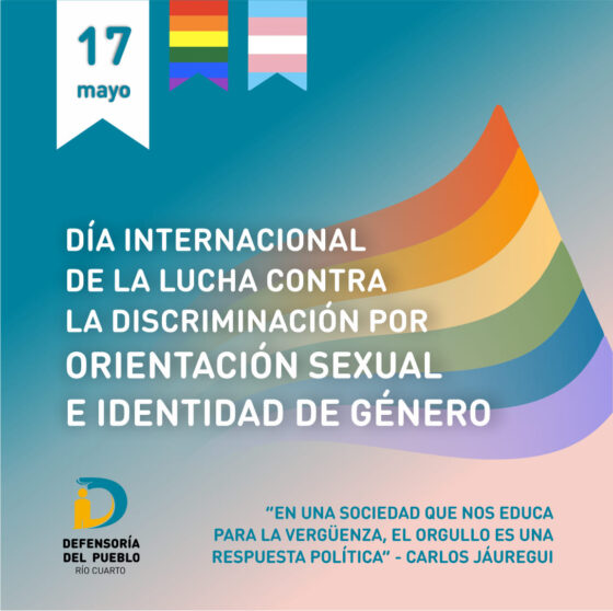 Día internacional de la lucha contra la discriminación por orientación sexual e identidad de género