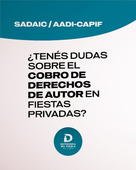 👉🏼 En este post te dejamos información útil sobre los derechos de autor e intérpretes en eventos privados.